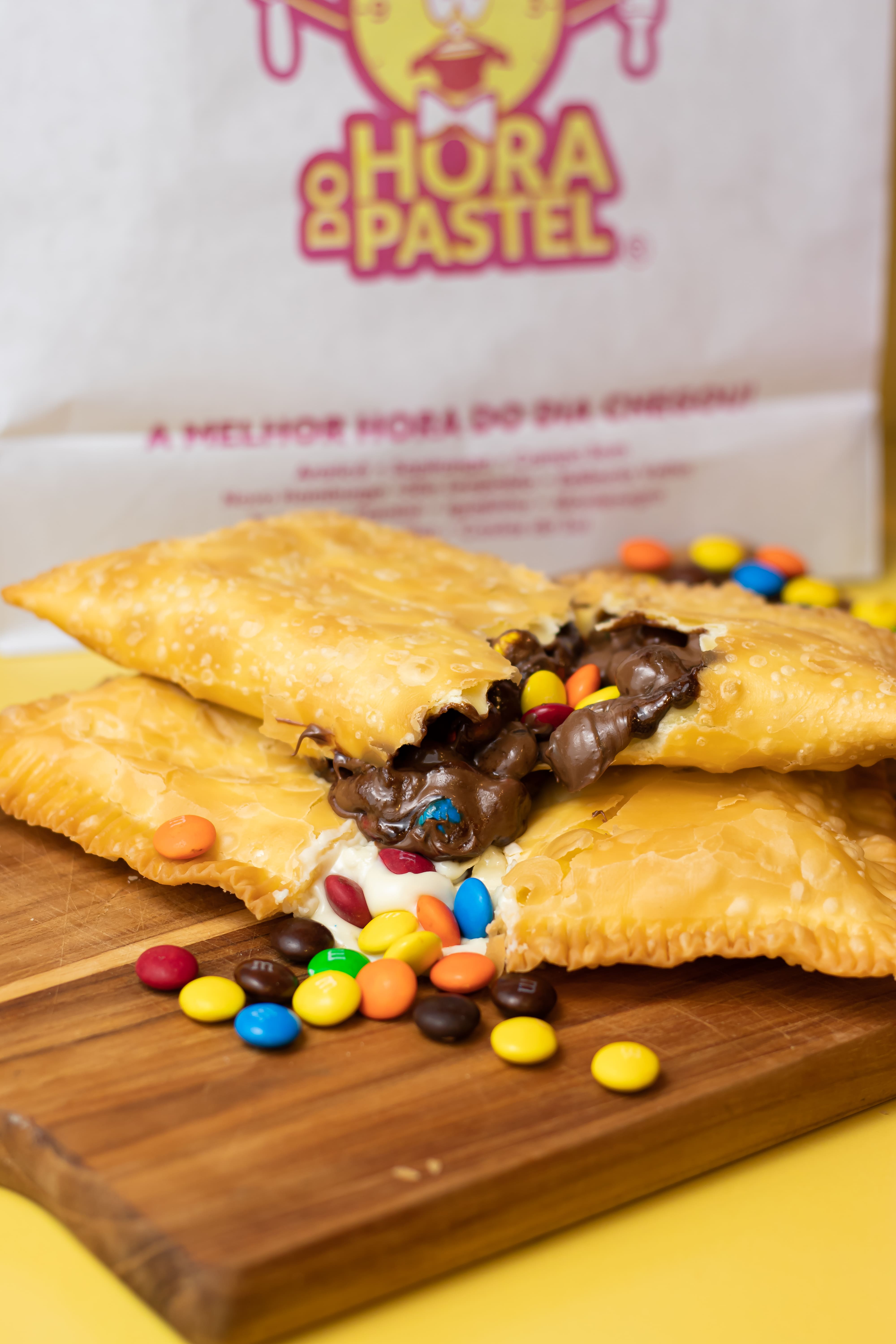 Chocolate com M&Ms