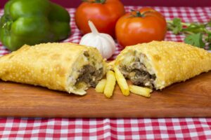 Filé com fritas